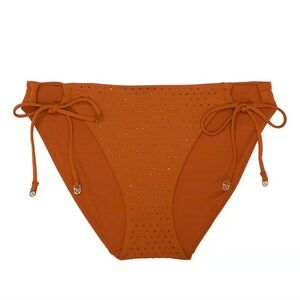 3402 NWT Victoria's Secret SwimEssential Diamanté Side-Tie Bikini Bottom SM